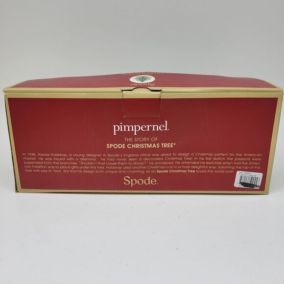 Spode Christmas Tree Pimpernel Set Of 2 Mugs And 2 Coasters Gift Set New In Box - Picture 9 of 14